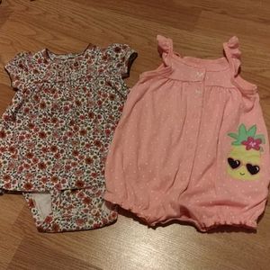 Carters babygirl outfit bundle